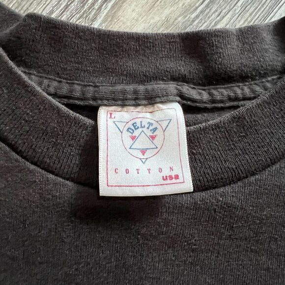 Vintage 90s Single Stitch All American Freedom Fighter Shirt L - Picture 3 of 8